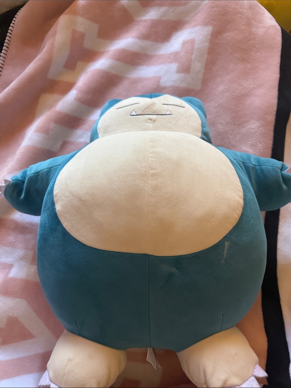 Pokemon Snorlax Plush Toy - Teal and Cream